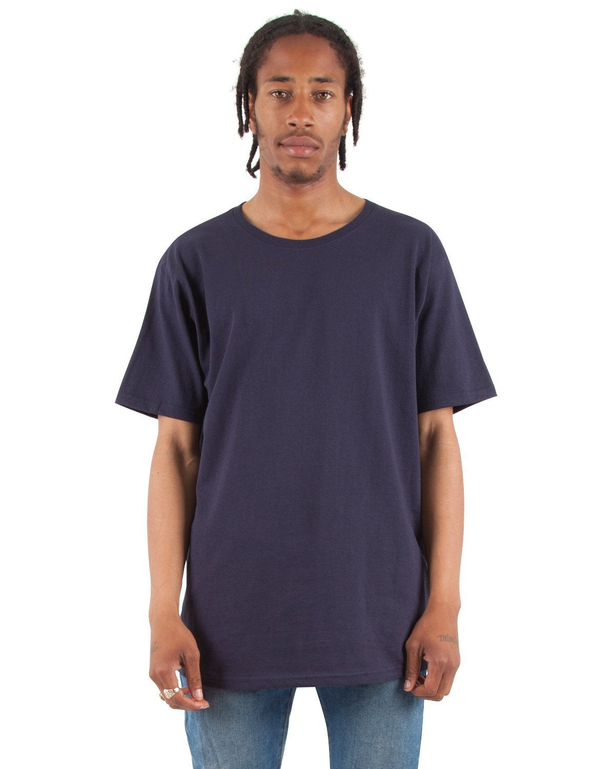 6.0oz Curved Long Tee