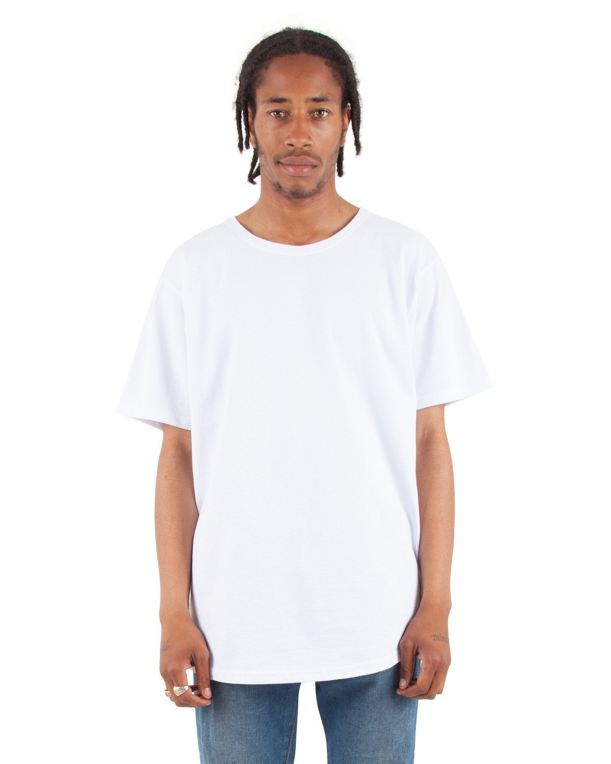 6.0oz Curved Long Tee