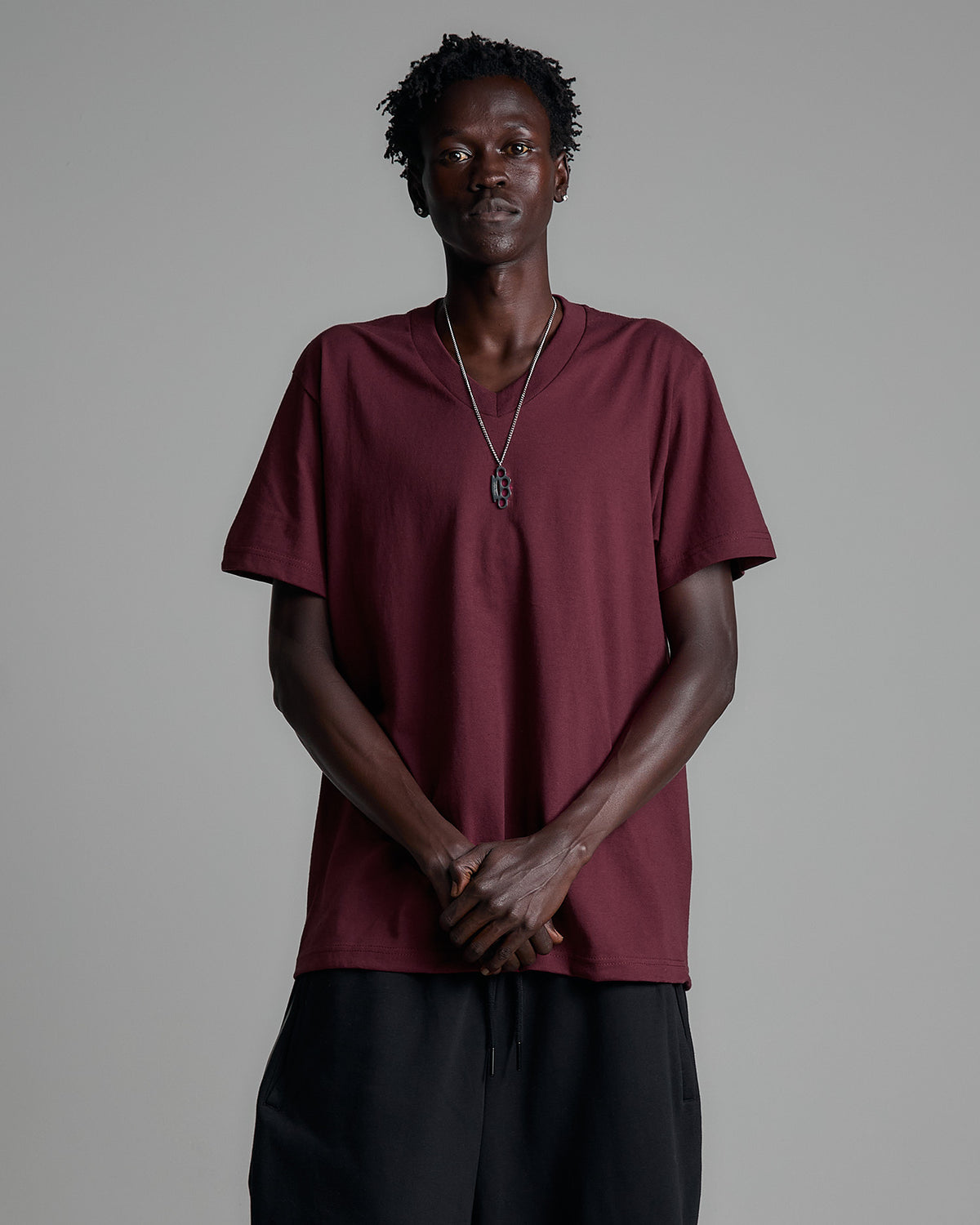 6.2oz V-Neck Short Sleeve - Large Sizes