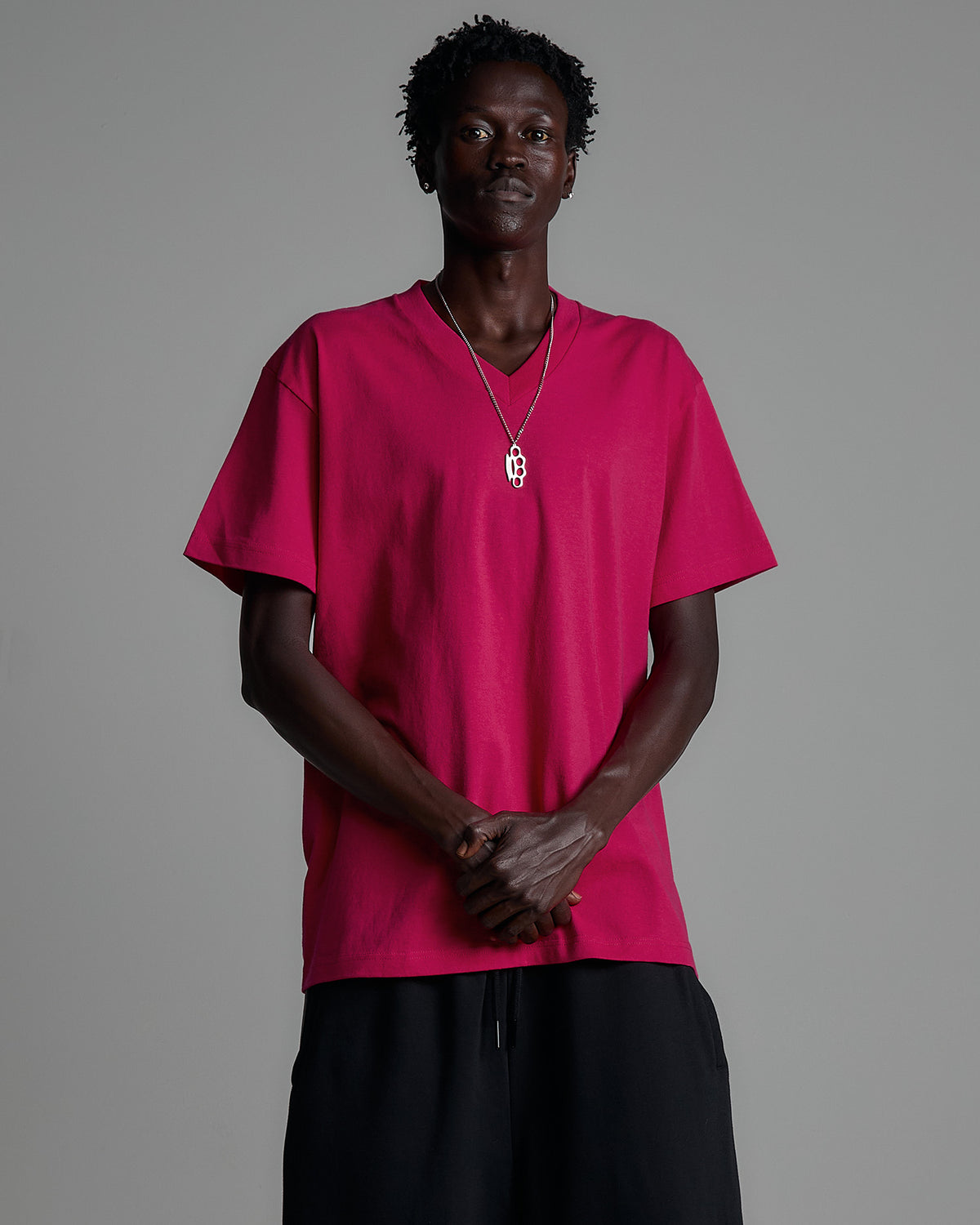 6.2oz V-Neck Short Sleeve - Large Sizes