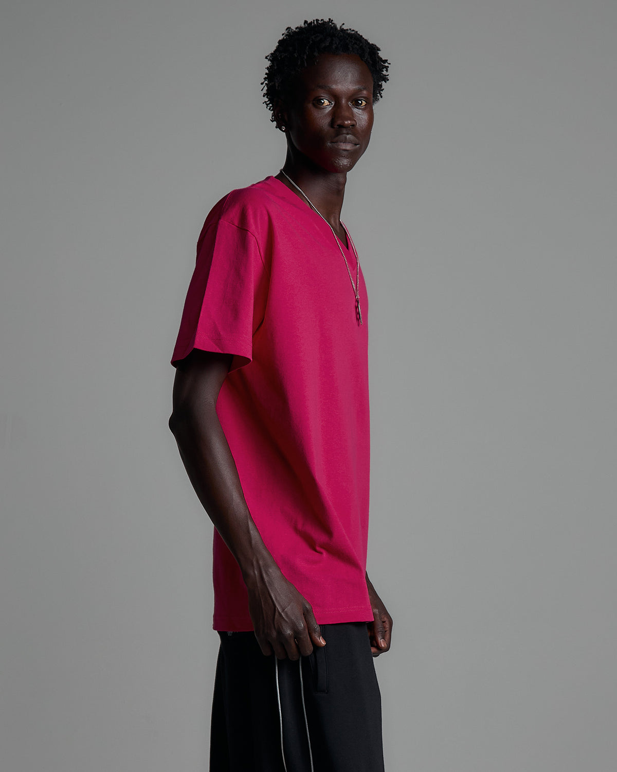 6.2oz V-Neck Short Sleeve - Large Sizes