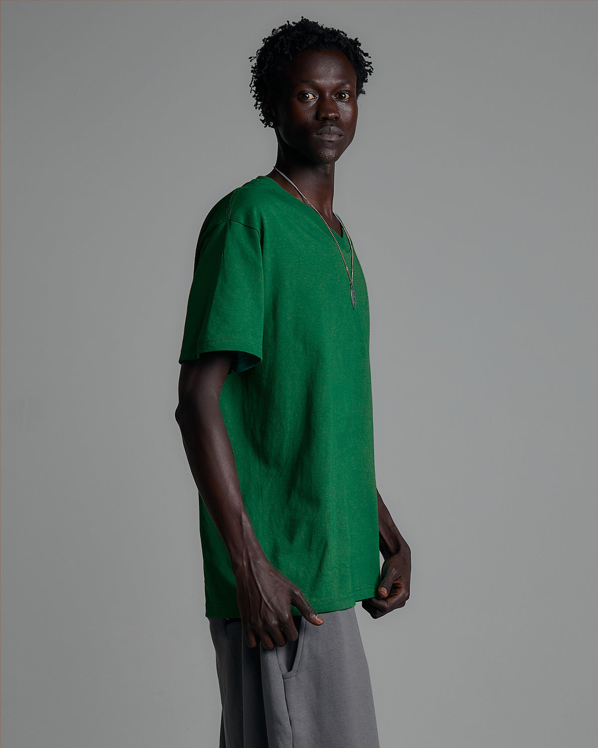 6.2oz V-Neck Short Sleeve - Large Sizes
