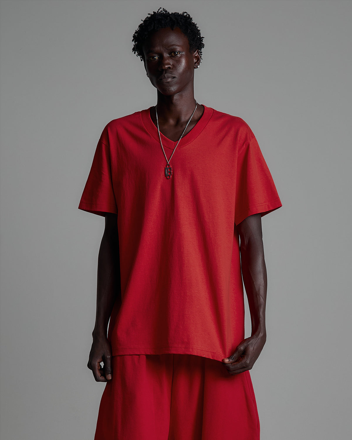 6.2oz V-Neck Short Sleeve - Large Sizes
