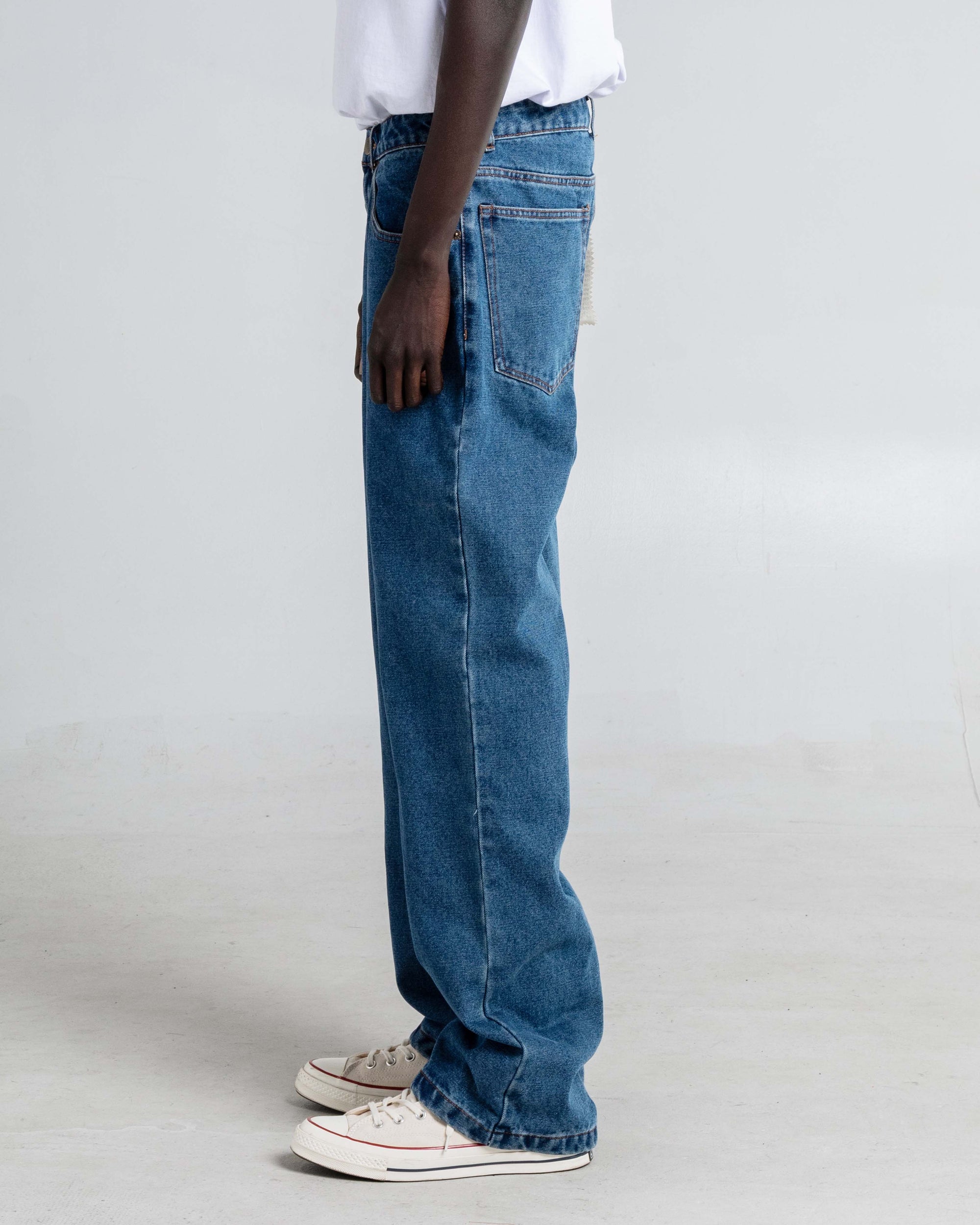 Stone Wash Dark Blue