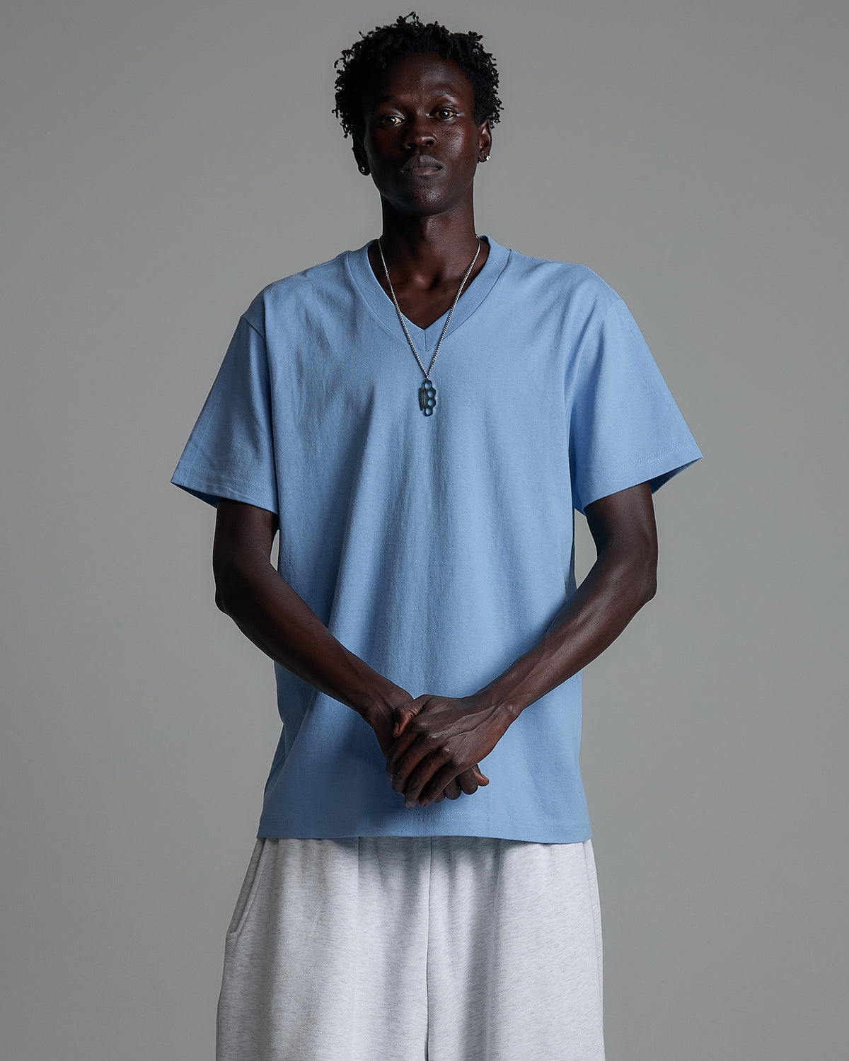6.2oz V-Neck Short Sleeve - Large Sizes
