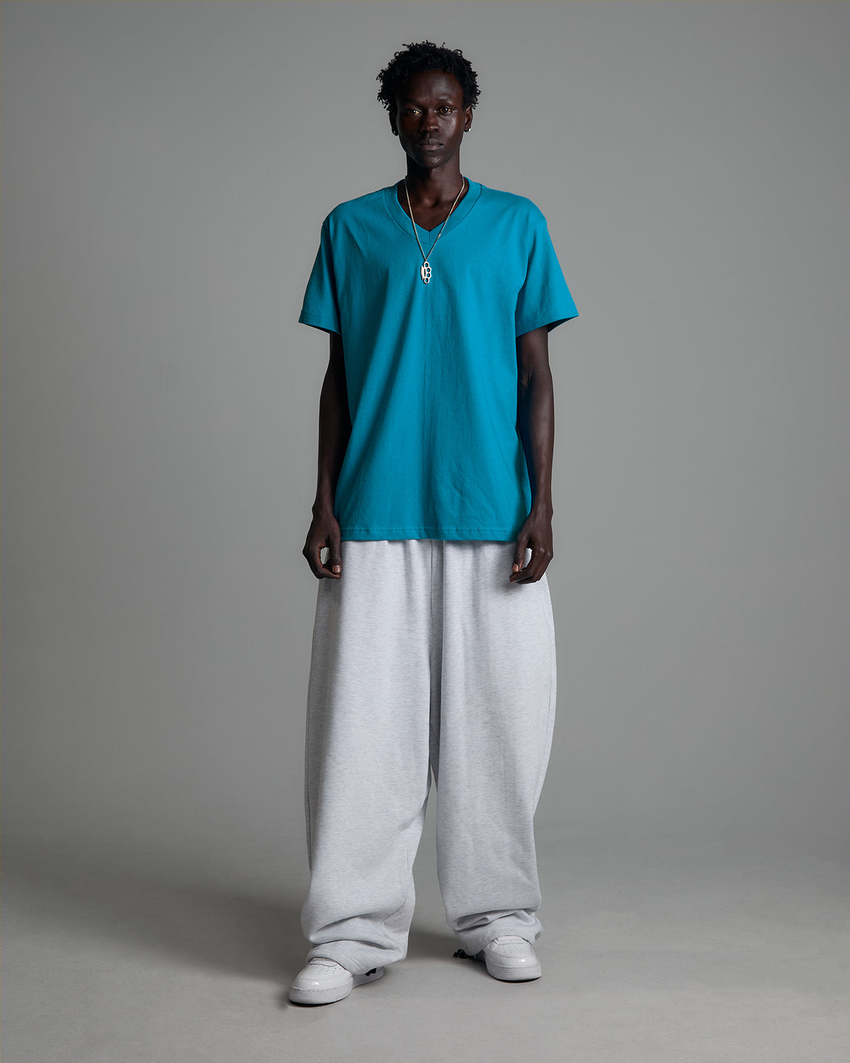 6.2oz V-Neck Short Sleeve - Large Sizes