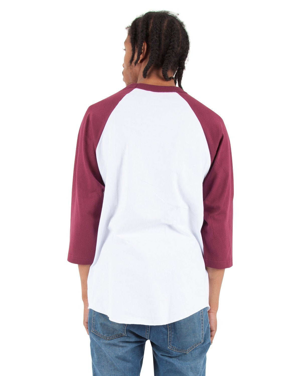 White and Burgundy