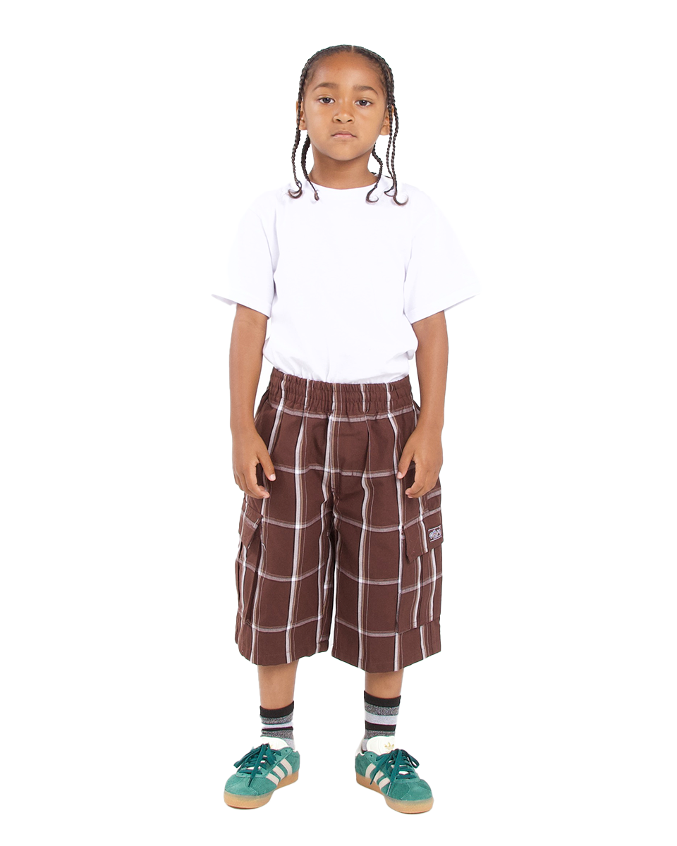 Kids Plaid Shorts