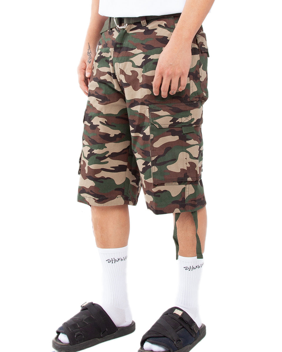 Twill Cargo Shorts