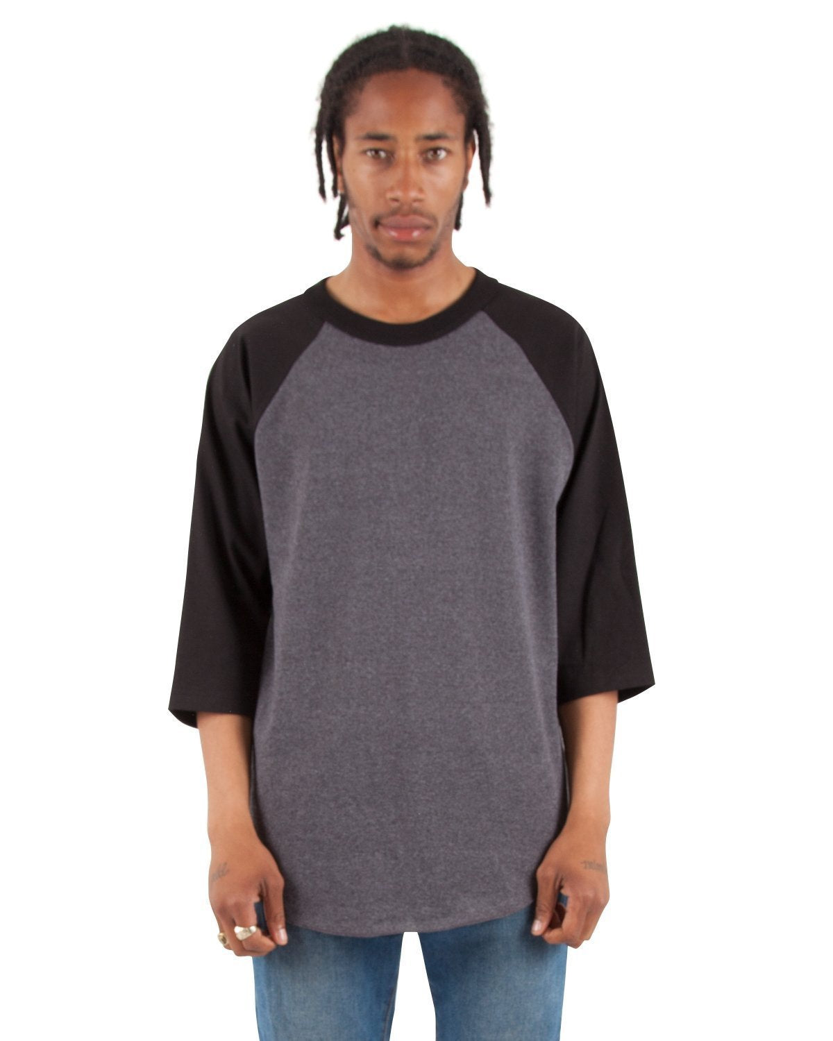 Charcoal Grey and Black