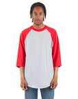 Heather Grey and Red