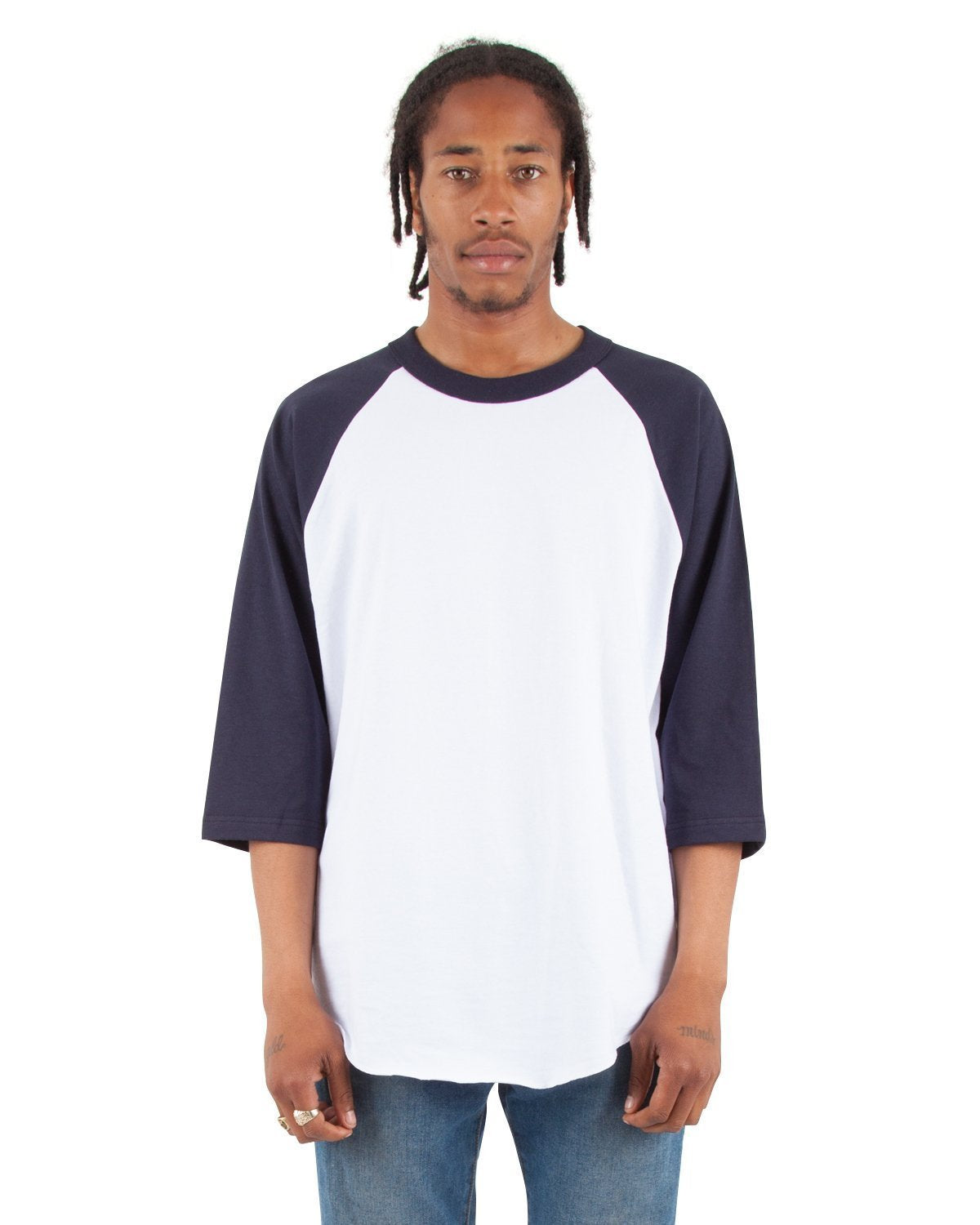 White and Navy