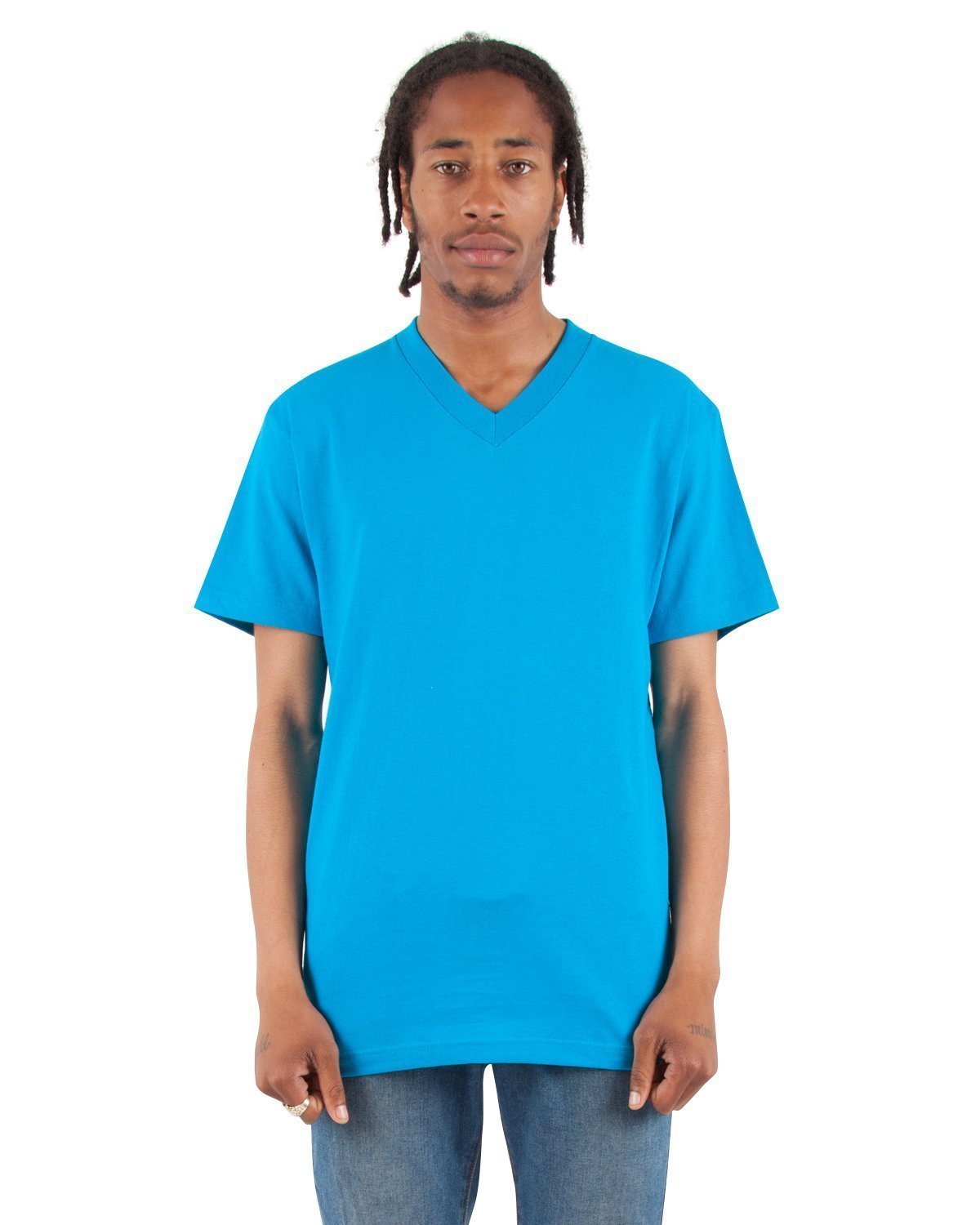 6.2oz V-Neck Short Sleeve - Standard Sizes