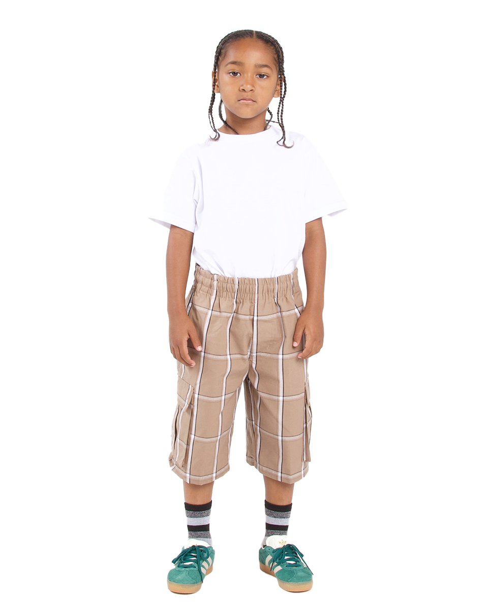 Kids Plaid Shorts