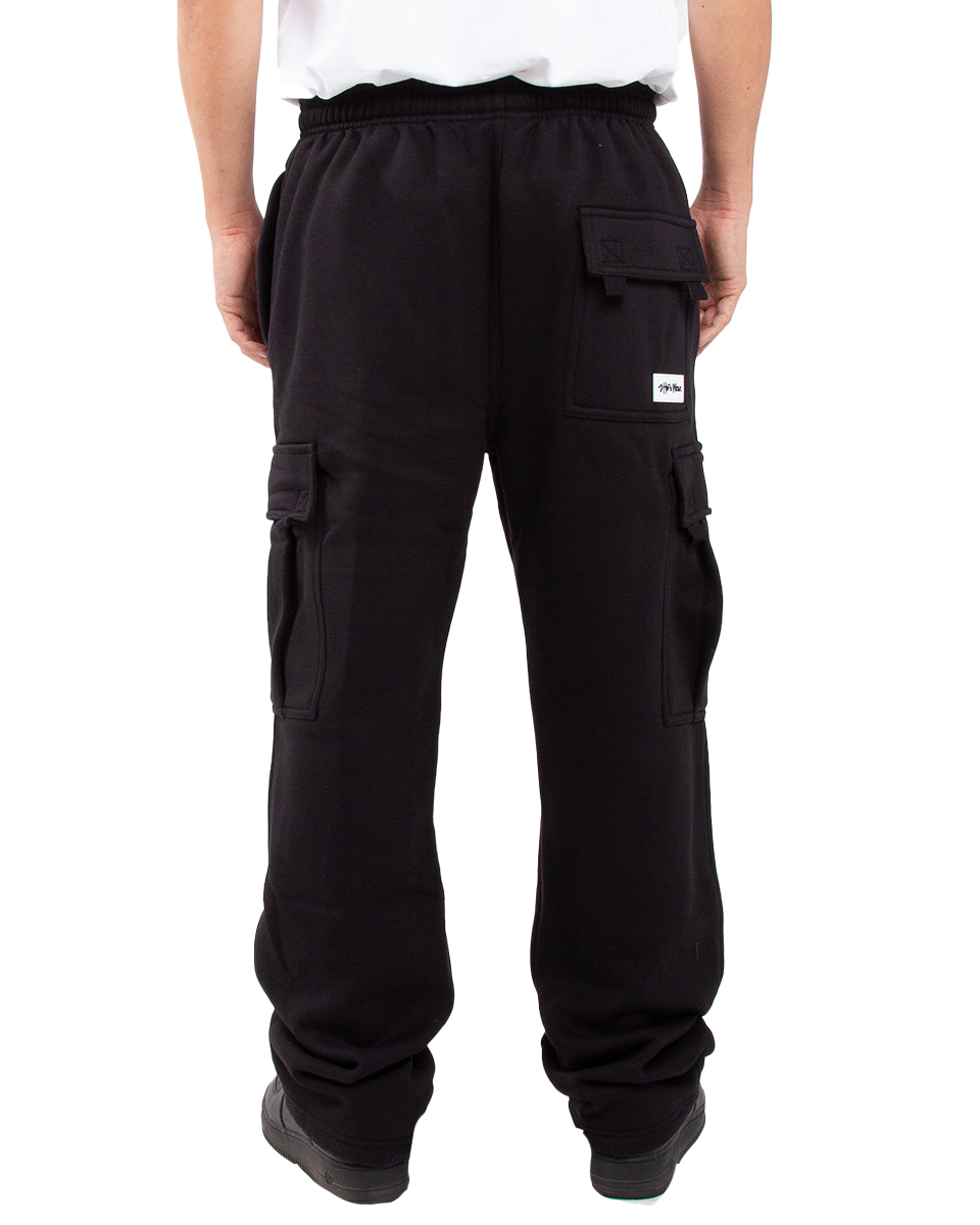 Logo Fleece Cargo Pants