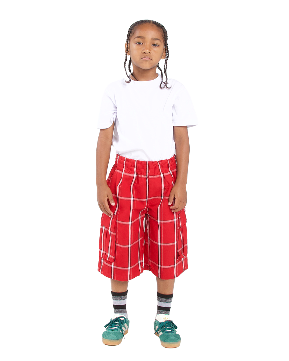 Kids Plaid Shorts
