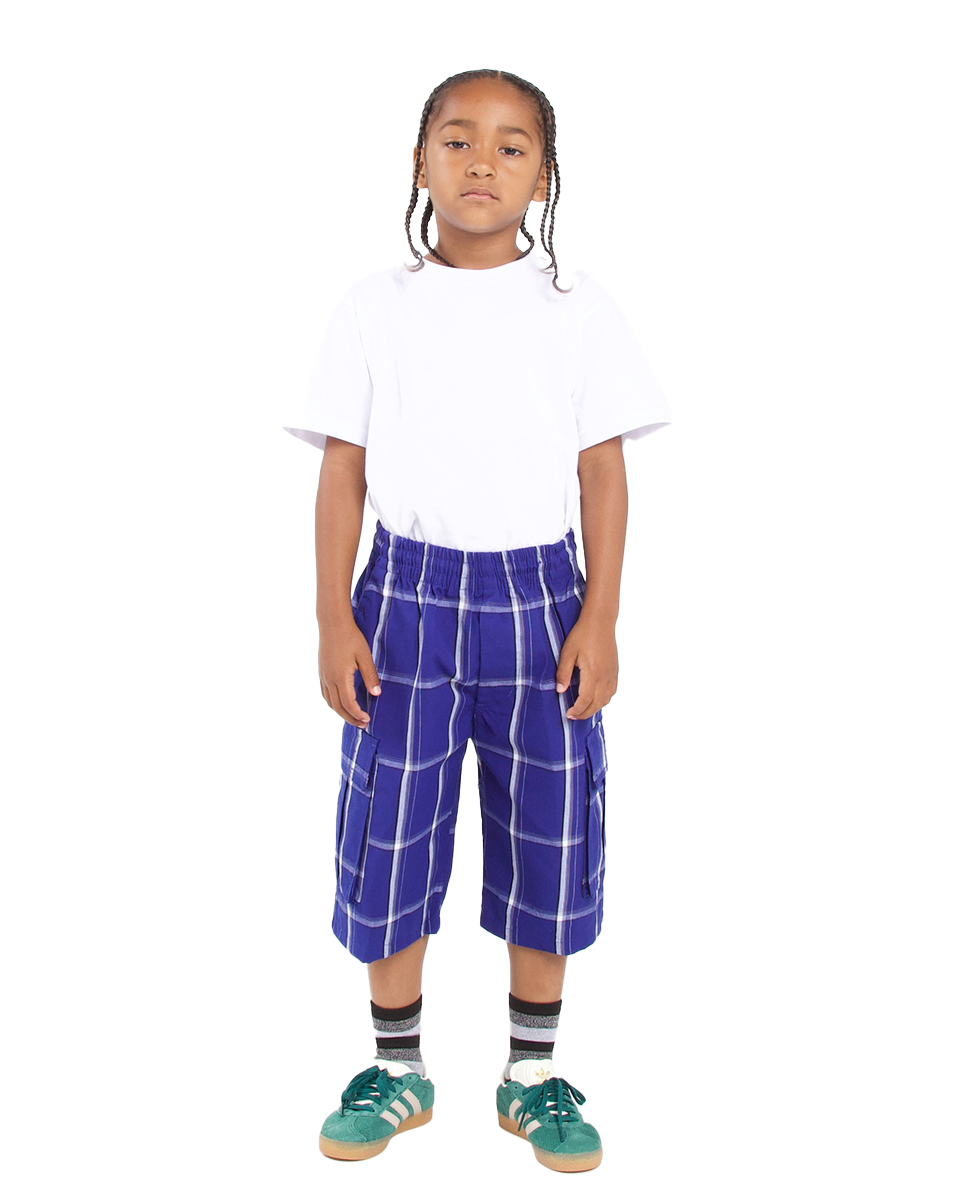 Kids Plaid Shorts