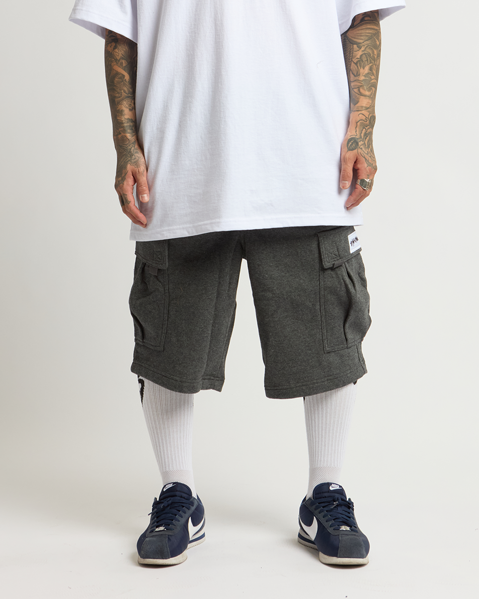 Fleece Cargo Shorts