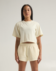 Women's Garment Dye Fleece Shorts