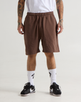 Garment Dye Fleece Mens Shorts