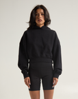 Women's Garment Dye Cropped Hoodie