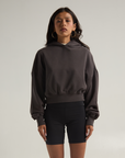 Women's Garment Dye Cropped Hoodie