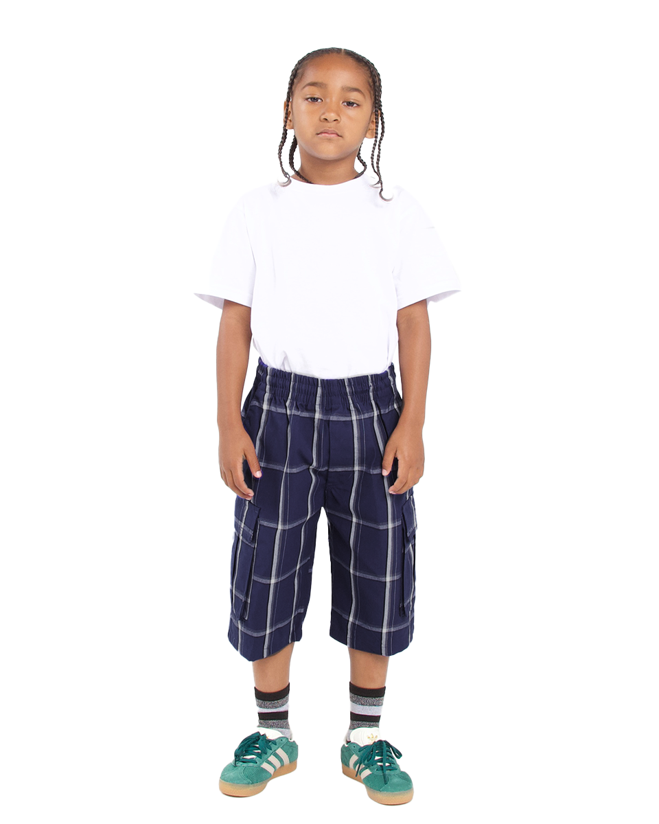 Kids Plaid Shorts