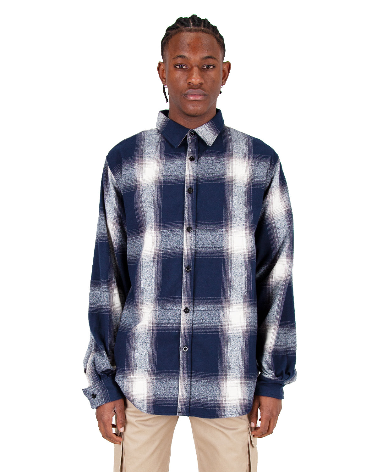 Plaid Flannel Overshirt