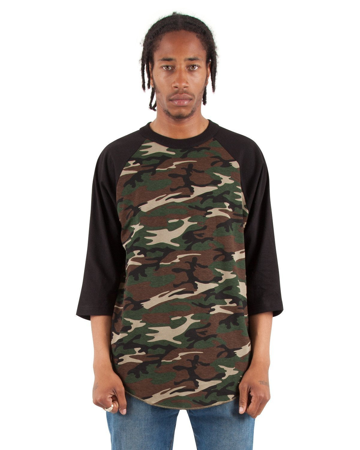 6.0oz Raglan 3/4 sleeve - Standard Sizes