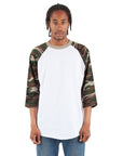 6.0oz Raglan 3/4 sleeve - Standard Sizes
