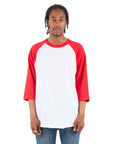 6.0oz Raglan 3/4 sleeve - Standard Sizes