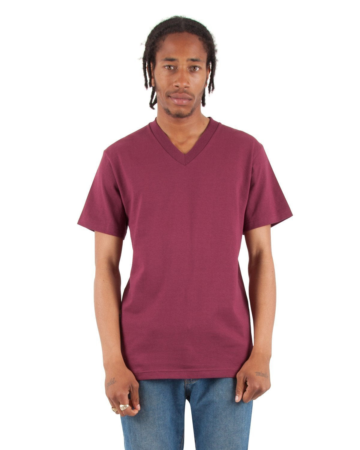 6.2oz V-Neck Short Sleeve - Standard Sizes