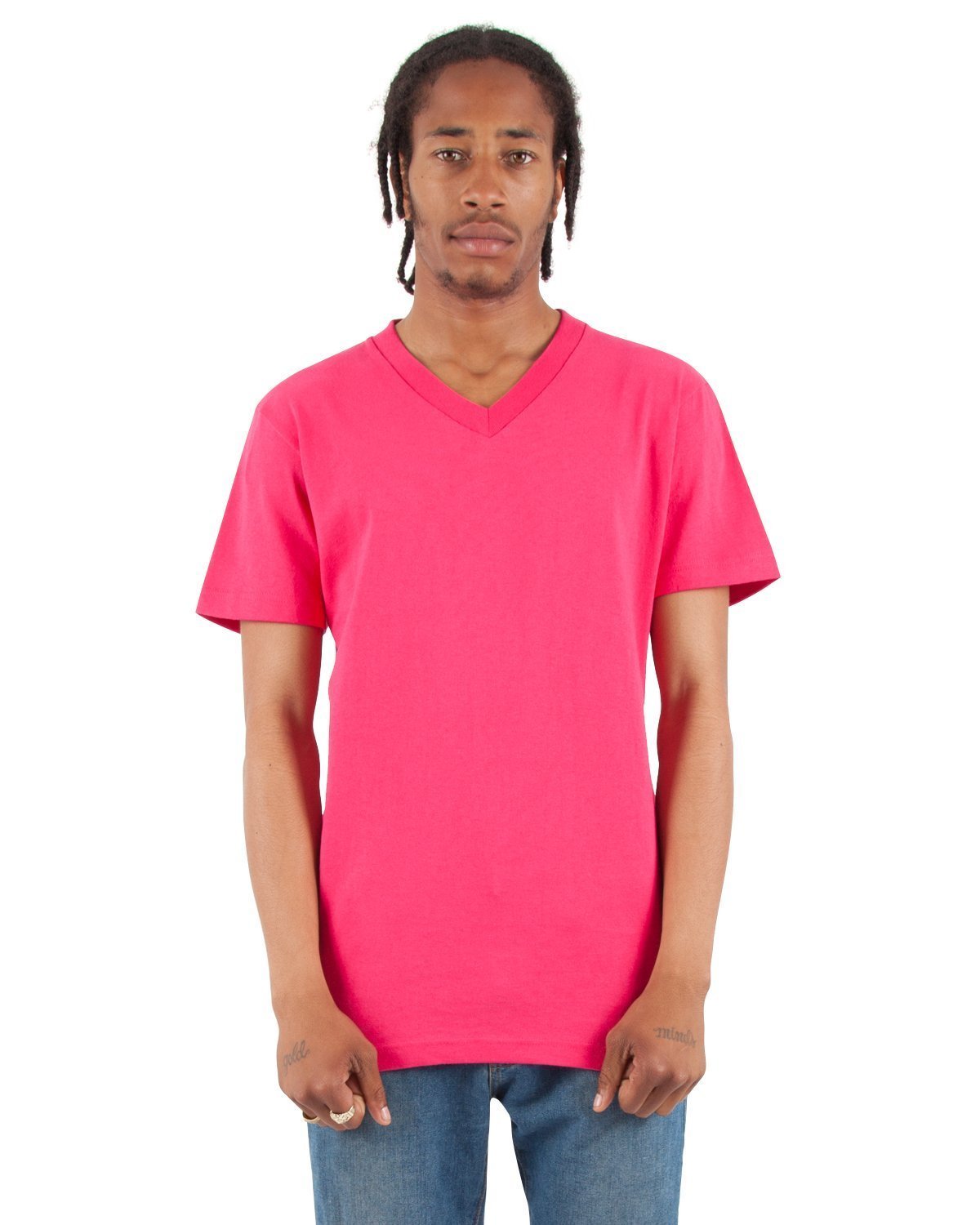 6.2oz V-Neck Short Sleeve - Standard Sizes