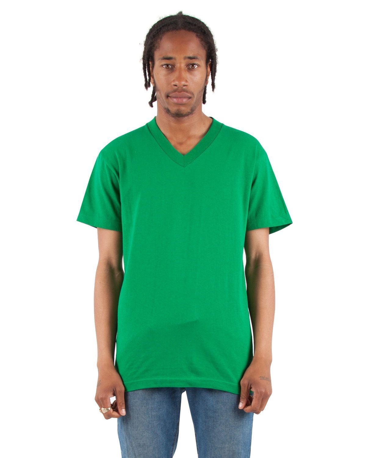 6.2oz V-Neck Short Sleeve - Standard Sizes