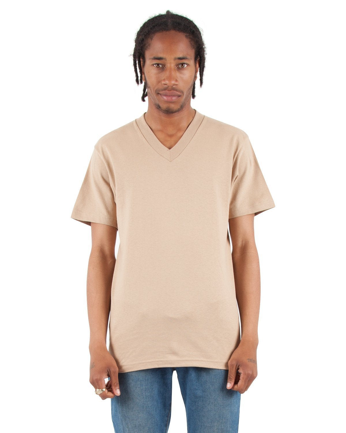 6.2oz V-Neck Short Sleeve - Standard Sizes