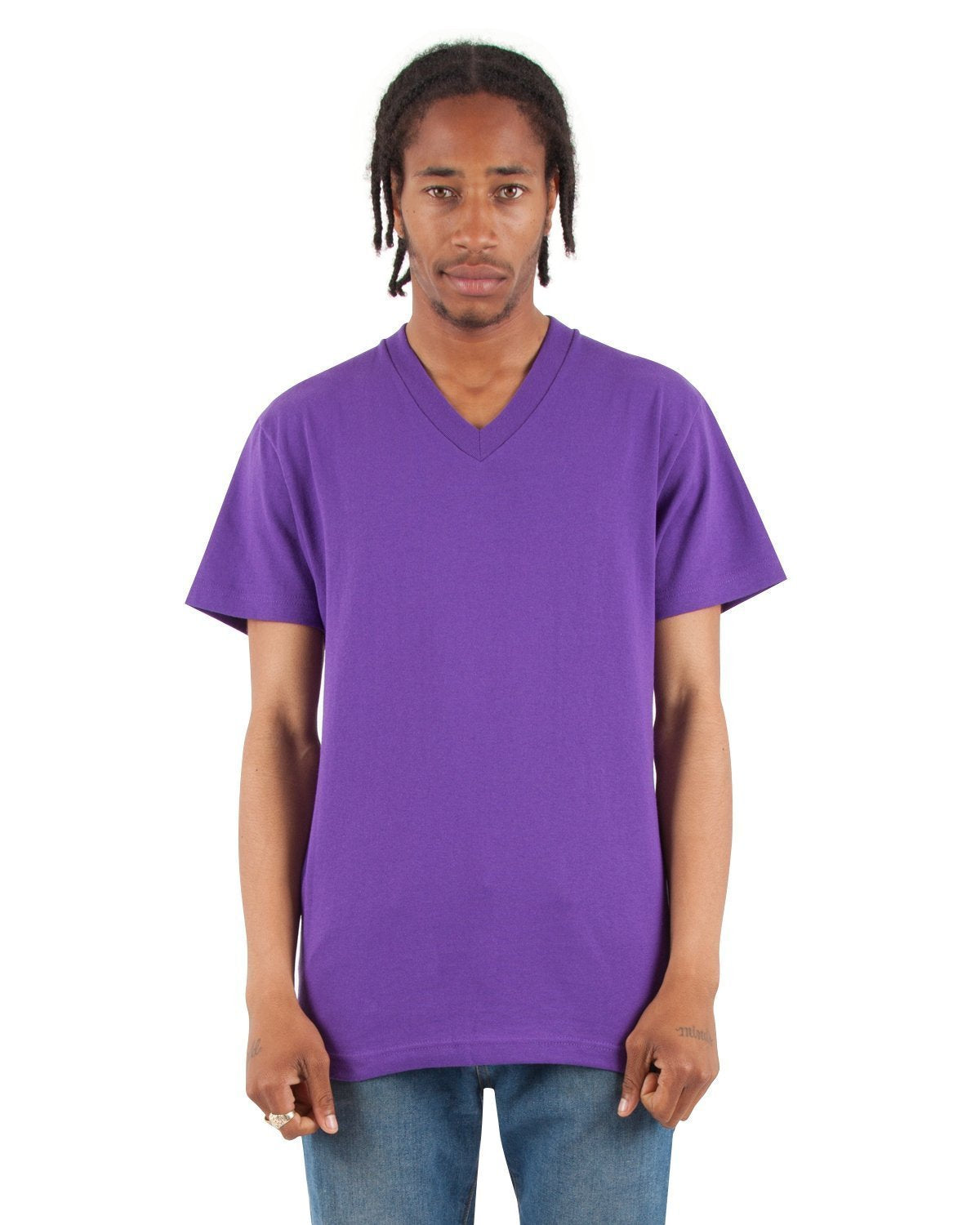 6.2oz V-Neck Short Sleeve - Standard Sizes