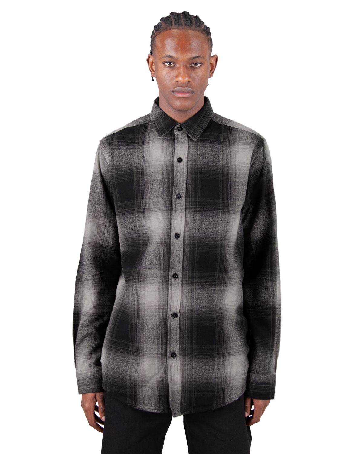 Plaid Flannel Overshirt