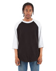 6.0oz Raglan 3/4 sleeve - Standard Sizes